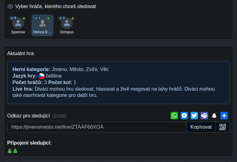 Pohled diváka v lobby
