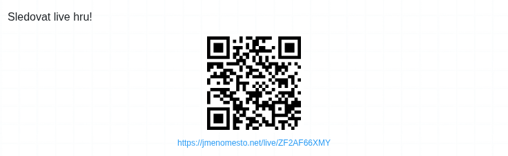 QR kód pro diváky